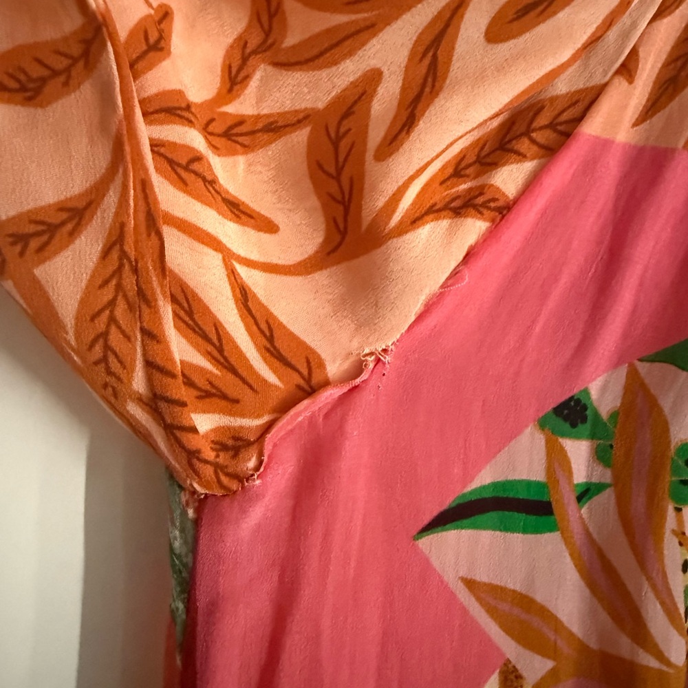 Geisha Designs Collage Midi Dress - Size S (Oversized) - Multicolor - NWT/Flawed - Picture 8 of 12